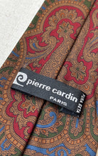 Charger l'image dans la galerie, Pierre Cardin cravate vintage paisley en soie Made in Italy
