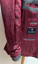 Load image into Gallery viewer, Harris Tweed X Charles Robertson blazer en laine  à chevrons 54
