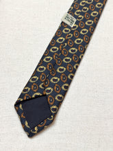 Charger l'image dans la galerie, Ricchetti X Drake's cravate bleue en soie à motif paisley Made in England

