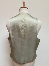 Charger l&#39;image dans la galerie, Gilet de costume vintage en laine à carreaux fenêtre 52
