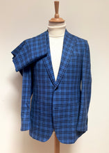 Charger l&#39;image dans la galerie, Vitale Barberis Canonico costume deux pièces à carreaux 100% laine 48
