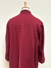 Carica l'immagine nel visualizzatore di Gallery, Vestaglia vintage in lana con collo a scialle Neri del Ponte Made in Italy L
