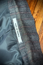Charger l&#39;image dans la galerie, Nicoll Paris costume à rayures vintage trois pièces en pure laine vierge M/L
