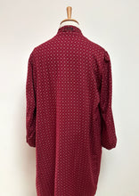 Carica l'immagine nel visualizzatore di Gallery, Vestaglia vintage in lana con collo a scialle Neri del Ponte Made in Italy L
