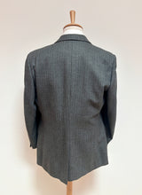 Načíst obrázek do prohlížeče Galerie, Třídílný vintage pruhovaný oblek Sportex by Dormeuil z čisté vlny, velikost M/48 
