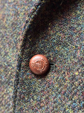 Lade das Bild in den Galerie-Viewer, Harris Tweed X Carl Gross gilet marron en pure laine vierge 54 FR
