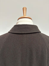 Lade das Bild in den Galerie-Viewer, Veste tweed manteau raglan vintage réversible en pure laine à motif pied de poule 54
