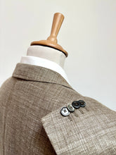 Lade das Bild in den Galerie-Viewer, Hugo Boss blazer marron beige en laine et lin Reda 52
