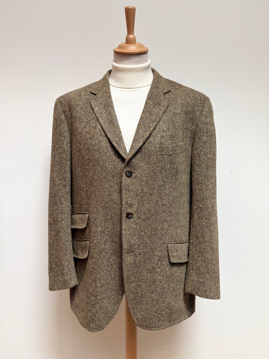 Façonnable blazer tweed en laine 56