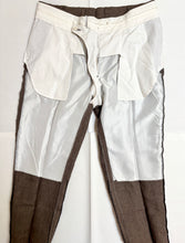 Charger l&#39;image dans la galerie, Suitsupply costume vintage trois pièces 100% lin Ormezzano 48
