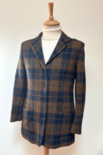 Charger l&#39;image dans la galerie, Cyrillus Paris blazer tweed femme vintage à carreaux 44 Made in France
