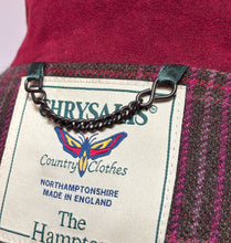 Načíst obrázek do prohlížeče Galerie, Chrysalis The Hampton manteau femme en tweed Anglais en laine vierge Taille 36 Made in England
