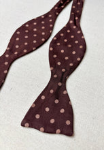 Charger l&#39;image dans la galerie, Duo de noeuds papillon en soie vintage
