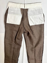 Charger l&#39;image dans la galerie, Suitsupply costume vintage trois pièces 100% lin Ormezzano 48
