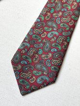 Charger l&#39;image dans la galerie, Arnys Paris cravate vintage real madder Made in England
