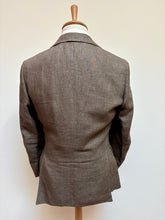 Charger l&#39;image dans la galerie, Suitsupply costume vintage trois pièces 100% lin Ormezzano 48
