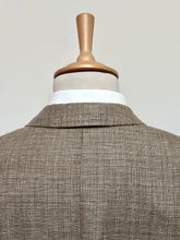 Lade das Bild in den Galerie-Viewer, Hugo Boss blazer marron beige en laine et lin Reda 52
