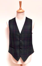 Charger l'image dans la galerie, Benvenuto gilet vintage tartan à carreaux en laine 52/XL
