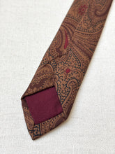 Load image into Gallery viewer, Actinia cravate vintage paisley Made in Italy
