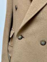 Charger l&#39;image dans la galerie, Manteau vintage beige croisé 100% camel hair Made in Italy
