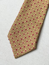 Charger l'image dans la galerie, Charles Malignon cravate vintage en soie à motif paisley Made in Switzerland
