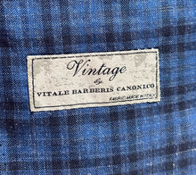 Charger l&#39;image dans la galerie, Vitale Barberis Canonico costume deux pièces à carreaux 100% laine 48
