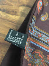 Charger l&#39;image dans la galerie, Rochas Paris écharpe double face vintage paisley en laine et soie Made in Italy
