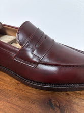Carica l&#39;immagine nel visualizzatore di Gallery, Bowen mocassins bordeaux en cuir lisse 7 UK/41 FR

