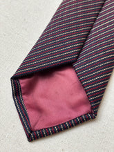 Carica l&#39;immagine nel visualizzatore di Gallery, Vivax by Sambrook Witting cravate rayée 100% laine Made in England
