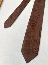 Load image into Gallery viewer, Actinia cravate vintage paisley Made in Italy

