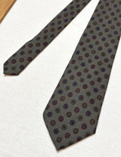Charger l'image dans la galerie, Medal Play Paris cravate vintage à motif géométrique en laine Made in France
