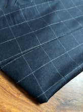 Cargar imagen en el visor de la galería, Scapa costume bleu gris à carreaux fenêtre deux pièces en laine et cachemire 48
