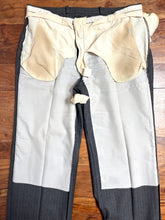 Načíst obrázek do prohlížeče Galerie, Třídílný vintage pruhovaný oblek Sportex by Dormeuil z čisté vlny, velikost M/48 
