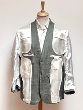 Lade das Bild in den Galerie-Viewer, Suitsupply blazer gris en pur lin Solbiati modèle Havana Patch L
