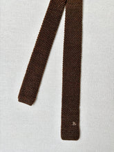 Charger l'image dans la galerie, Cravate maille vintage en laine et mohair
