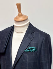 Cargar imagen en el visor de la galería, Scapa costume bleu gris à carreaux fenêtre deux pièces en laine et cachemire 48
