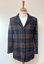 Charger l&#39;image dans la galerie, Cyrillus Paris blazer tweed femme vintage à carreaux 44 Made in France
