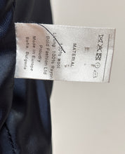 Charger l'image dans la galerie, Gilet de costume bleu marine en laine à carreaux Prince de Galles 50/L
