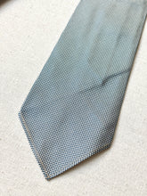 Charger l'image dans la galerie, A. Sulka &amp; Company cravate bleue vintage en soie naturelle soie
