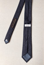 Charger l'image dans la galerie, TM Lewin by John Francomb cravate grise marine en laine Vitale Barberis Canonico
