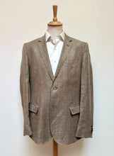 Lade das Bild in den Galerie-Viewer, Hugo Boss blazer marron beige en laine et lin Reda 52
