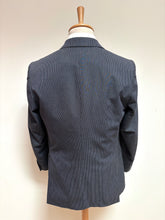 Lade das Bild in den Galerie-Viewer, Scapa blazer marine rayé en coton et laine 48/M
