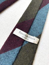 Charger l'image dans la galerie, Devoto &amp; Vitale Genova cravate vintage en laine vierge Made in Scotland
