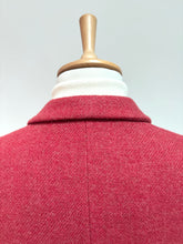 Charger l&#39;image dans la galerie, Curling Paris blazer femme vintage rose en laine Harris Tweed 38

