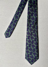 Charger l&#39;image dans la galerie, Cravate vintage paisley verte Made in Italy
