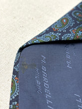 Charger l'image dans la galerie, M. Bardelli Milano cravate paisley en soie Made in England
