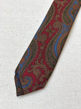 Charger l'image dans la galerie, Pierre Cardin cravate vintage paisley en soie Made in Italy

