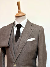 Charger l&#39;image dans la galerie, Suitsupply costume vintage trois pièces 100% lin Ormezzano 48
