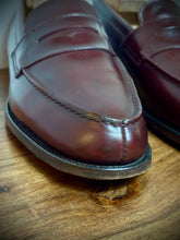 Carica l&#39;immagine nel visualizzatore di Gallery, Bowen mocassins bordeaux en cuir lisse 7 UK/41 FR
