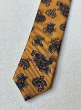 Charger l&#39;image dans la galerie, Berteil Paris cravate vintage paisley en soie Made in Italy
